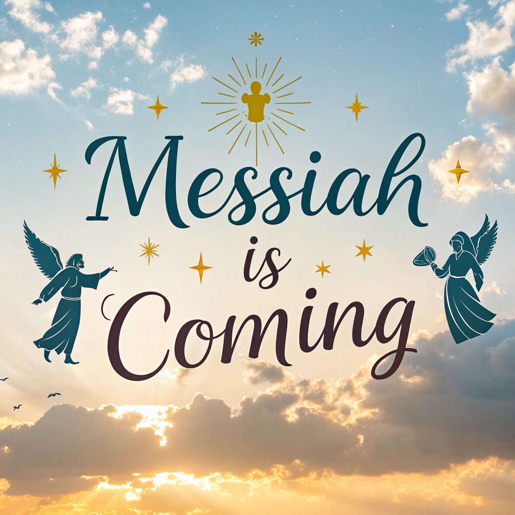 AI generated image by Red Panda AI: Messiah is coming