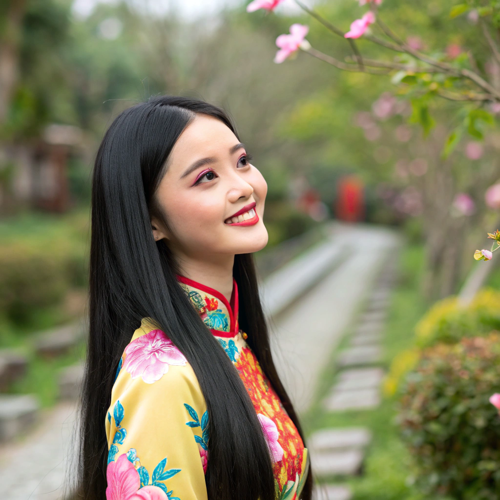 AI generated image by Red Panda AI: a beautiful vietnamese girl