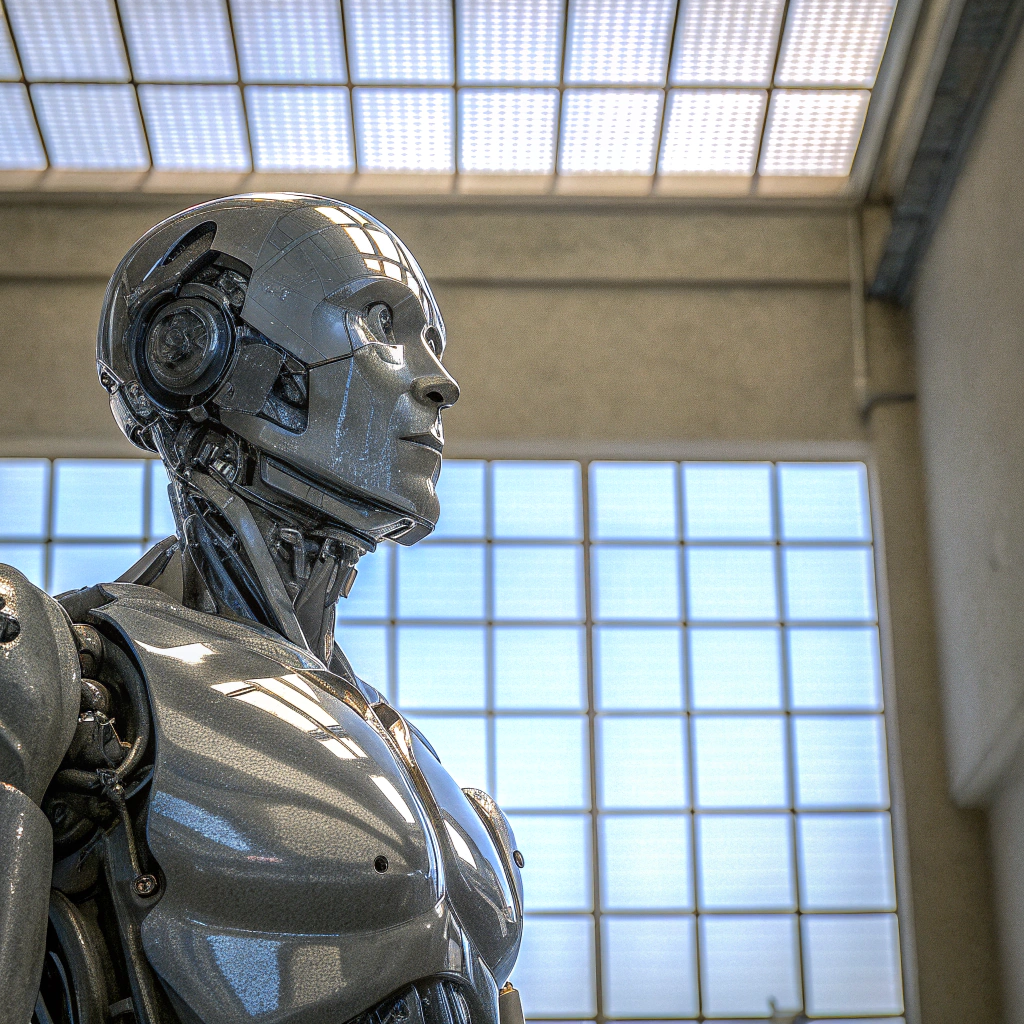 AI generated image by Red Panda AI: Realistic robot, 8k ultra hd, UHD, HDR