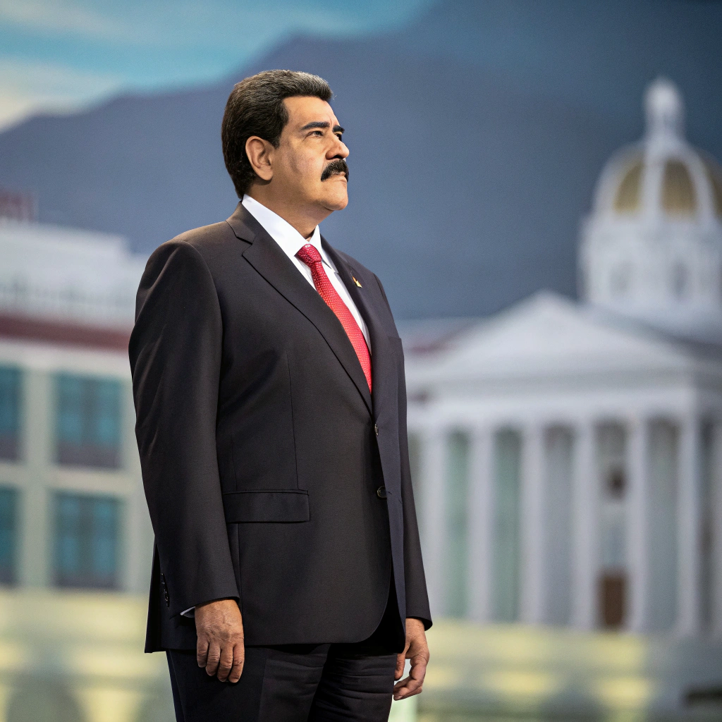 AI generated image by Red Panda AI: nicolas maduro de venenzuela completo
