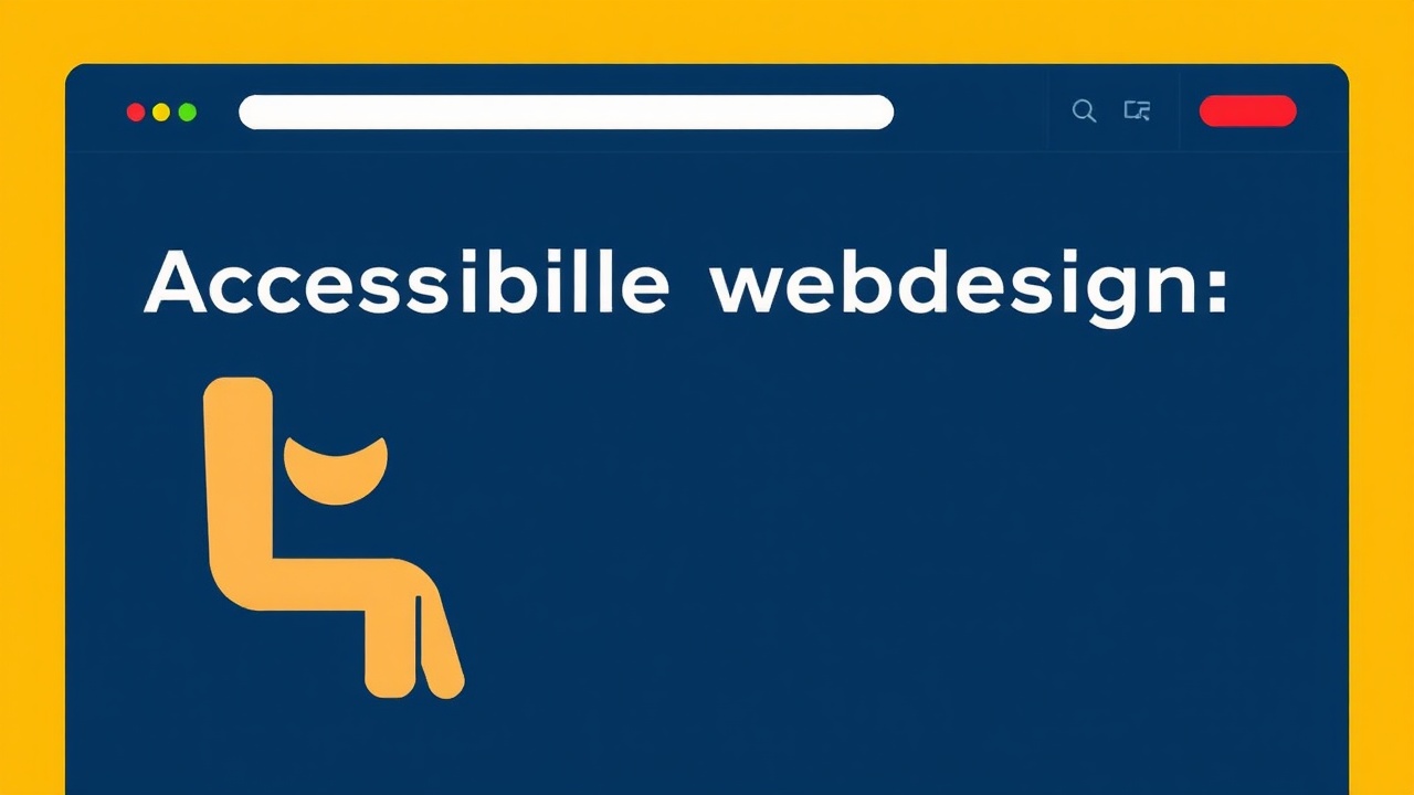 AI generated image by FLUX.1-schnell: Accessibilité webdesign et ergonomie : comment créer des sites web inclusifs pour tous ?