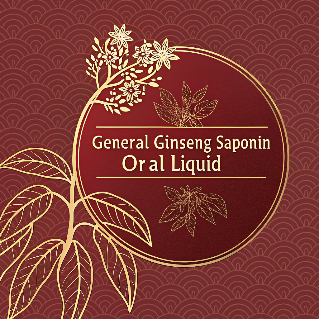 AI generated image by Red Panda AI: Primary Color Scheme: Deep red + gold (emphasizing a premium feel and traditional Chinese medicine elements)
Visual Element: A gold ginseng plant in an abstract or line-art style as the main focal point
Text Requirements:
Main Title: ‘将军  人参皂苷口服液’ (in Chinese)
Font Style: Simple and modern, or elegant calligraphy/seal script to highlight the Chinese aesthetic
Overall Style: A fusion of tradition and modernity, minimalistic yet exuding a sense of prestige
Background: May include subtle Chinese patterns or a silk-like texture
Mood: Refined, authoritative, culturally rich, while remaining clean and highly legible
gold foil stamping or embossing to enhance texture and depth