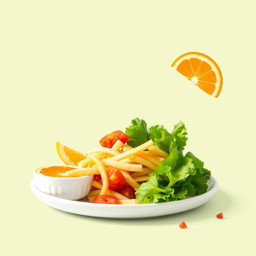 AI generated image by FLUX.1-schnell: Pedido detalhado:
Contexto e objetivo:

Desejo criar uma arte para o Instagram da minha empresa, To Go Congelados , que transmita conexão com os clientes, praticidade e qualidade de vida. O foco é promover a ideia de que nossos alimentos são saudáveis, rápidos e perfeitos para o dia a dia.
Estilo da imagem:

Visual moderno, com cores que remetam ao bem-estar (tons de verde, branco e detalhes em laranja, que remetem à comida saudável). A arte deve ser clean e convidativa, mantendo um estilo minimalista e profissional.
Conteúdo principal:

Uma imagem de uma refeição prática e saudável, como uma tigela com vegetais frescos, proteínas e grãos, acompanhada de elementos que sugiram praticidade, como um relógio ou embalagem prática. A ideia é representar uma refeição equilibrada que se encaixe na rotina do cliente.
Elementos adicionais:

Um texto central que diz algo como: "Seu dia merece praticidade e sabor!" ou "Refeições práticas para uma vida equilibrada."
Espaço visual para o logotipo da empresa ser adicionado posteriormente.
Formato e plataforma:

Formato quadrado (1080x1080 pixels), ideal para postagens no feed do Instagram.