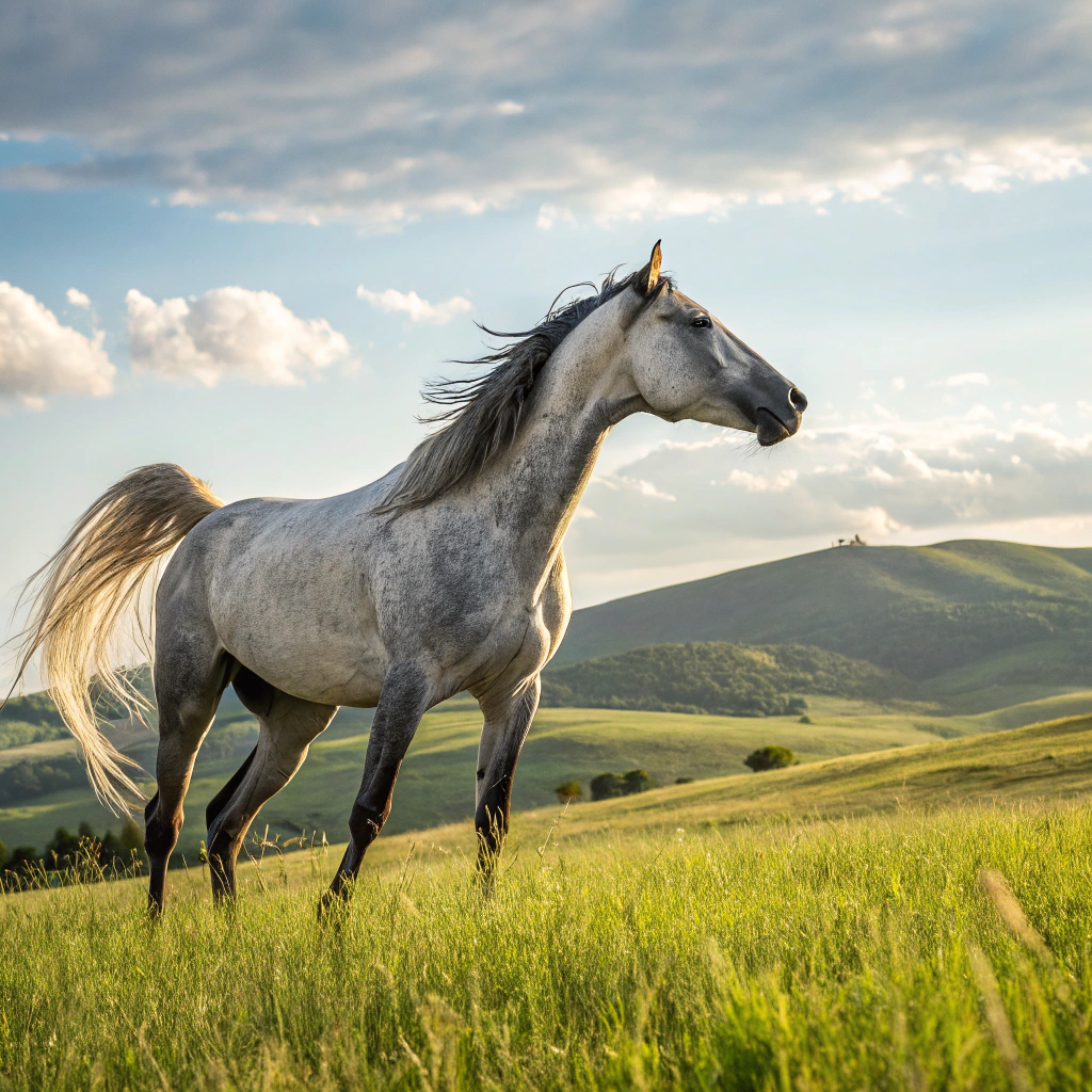 AI generated image by FLUX.1-schnell: Horse