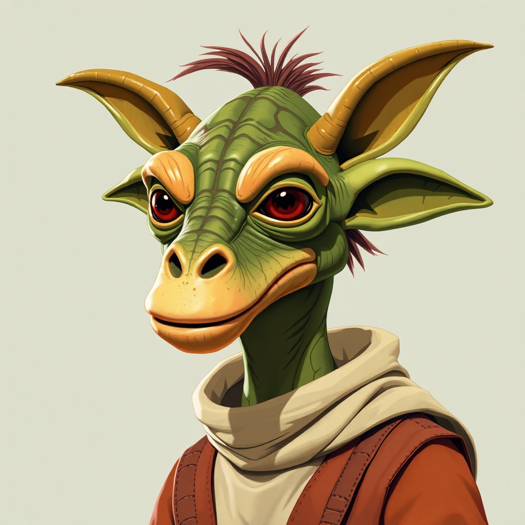 AI generated image by FLUX.1-schnell: Jar Jar Binks