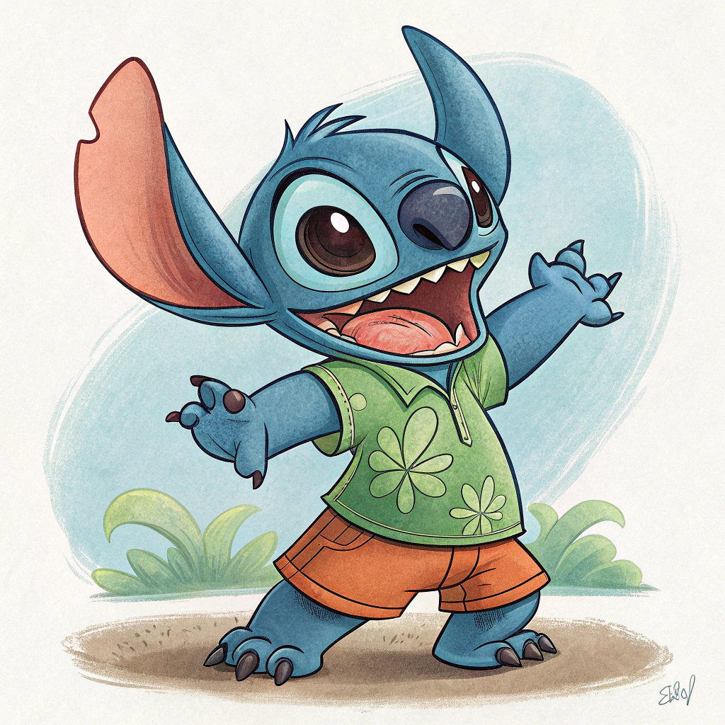AI generated image by Red Panda AI: Stitch