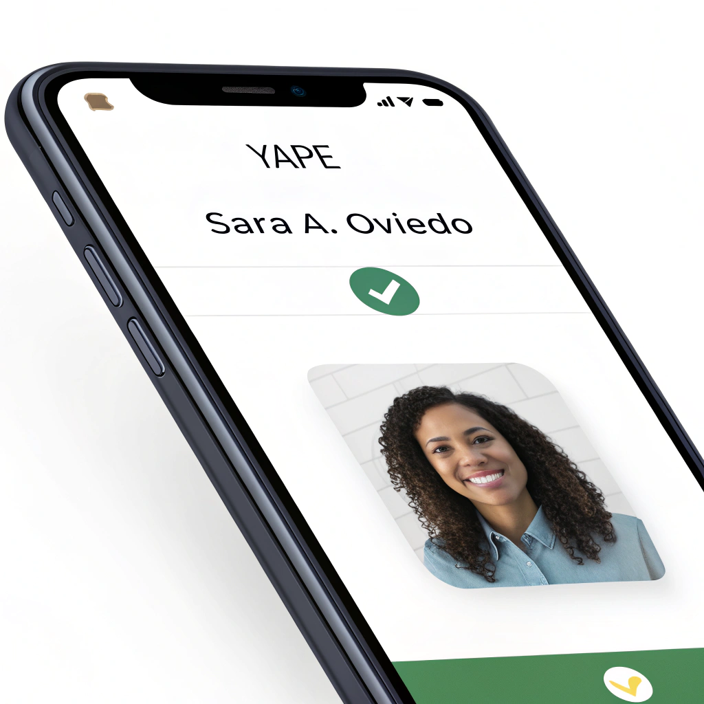 AI generated image by Red Panda AI: Una imagen sobre un pago de yape a nombre de SARA A.Oviedo