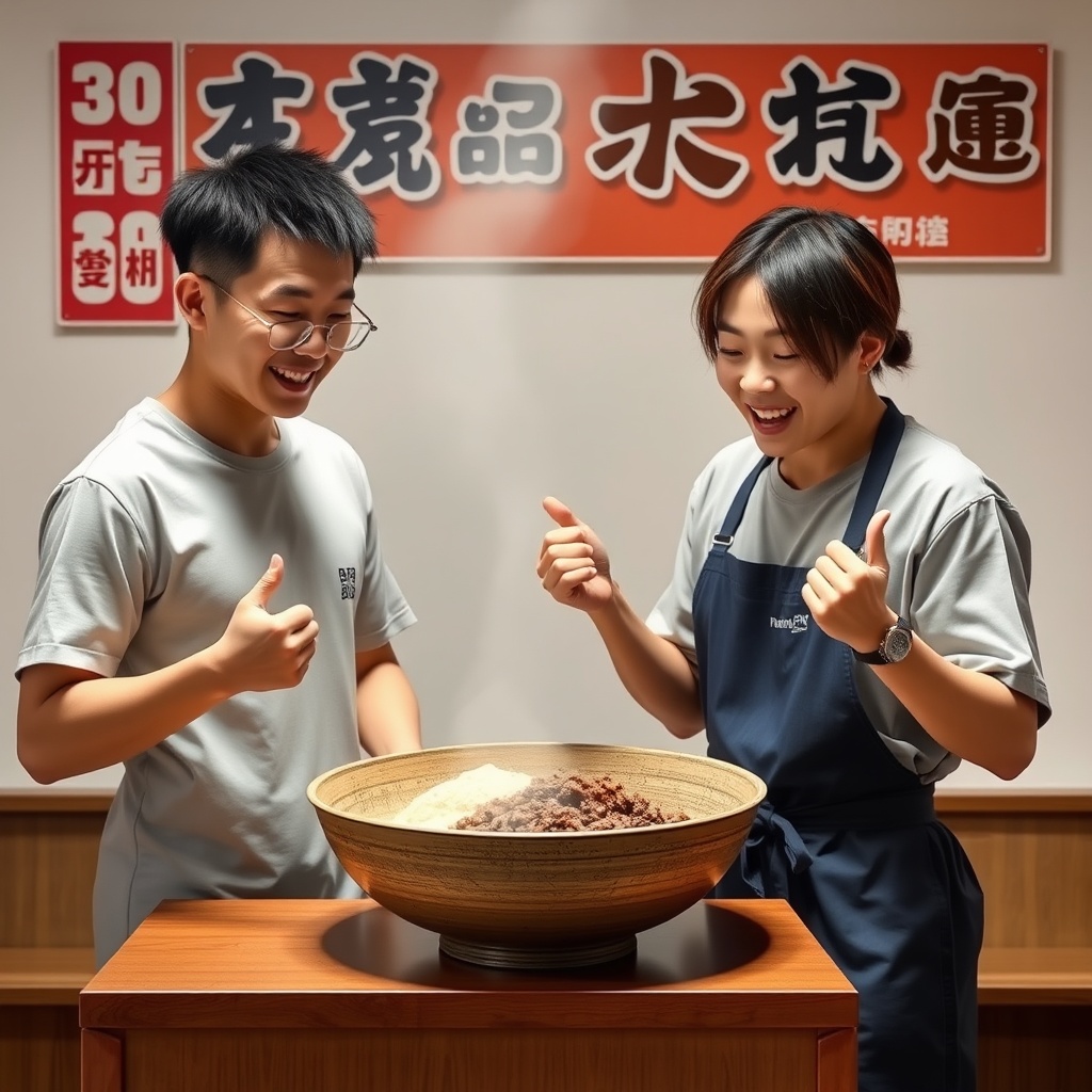 AI generated image by FLUX.1-schnell: 30歲人妻，ol風格穿著，穿黑絲，155cm，45kg，胸部g罩杯，眼神溫柔性感帶點魅惑，有酒窩，