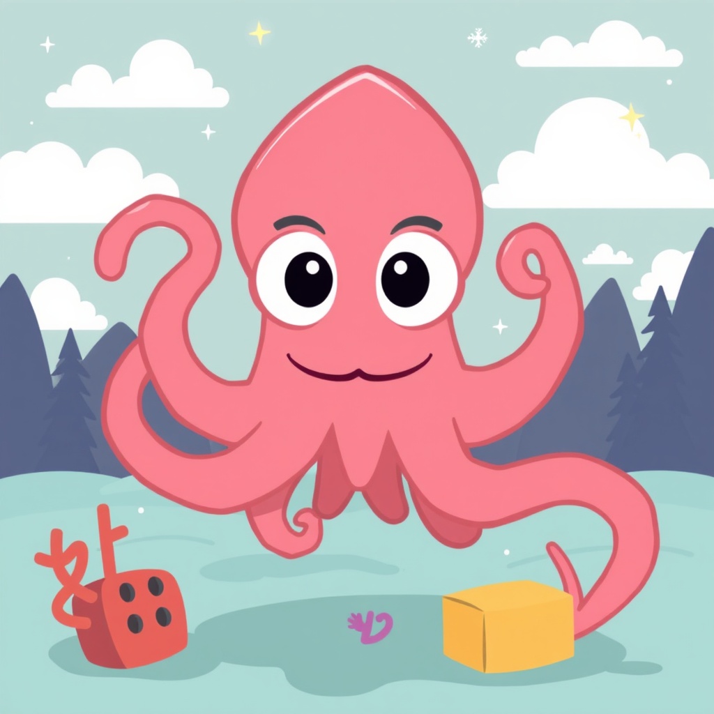 AI generated image by FLUX.1-schnell: Ertselle ein Bild zum Thema Behavirol Finance und kombiniere Elemente aus der Serie Squid games
