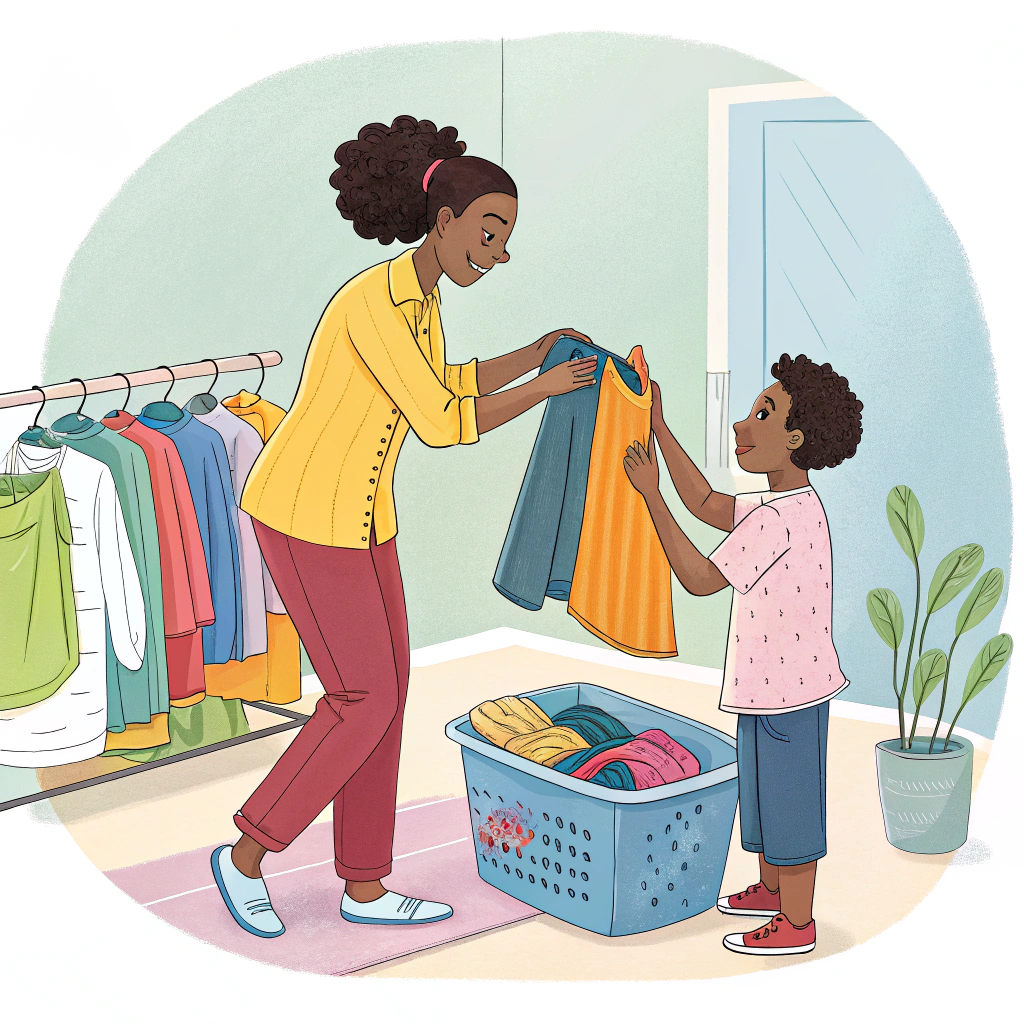 AI generated image by Red Panda AI: Ilustración digital realista de la escena: Yo ordene mi ropa en la casa.. Estilo educativo, colores claros, fondo limpio, ideal para personas sordas que interpretan en lengua de señas.
genera movimiento 