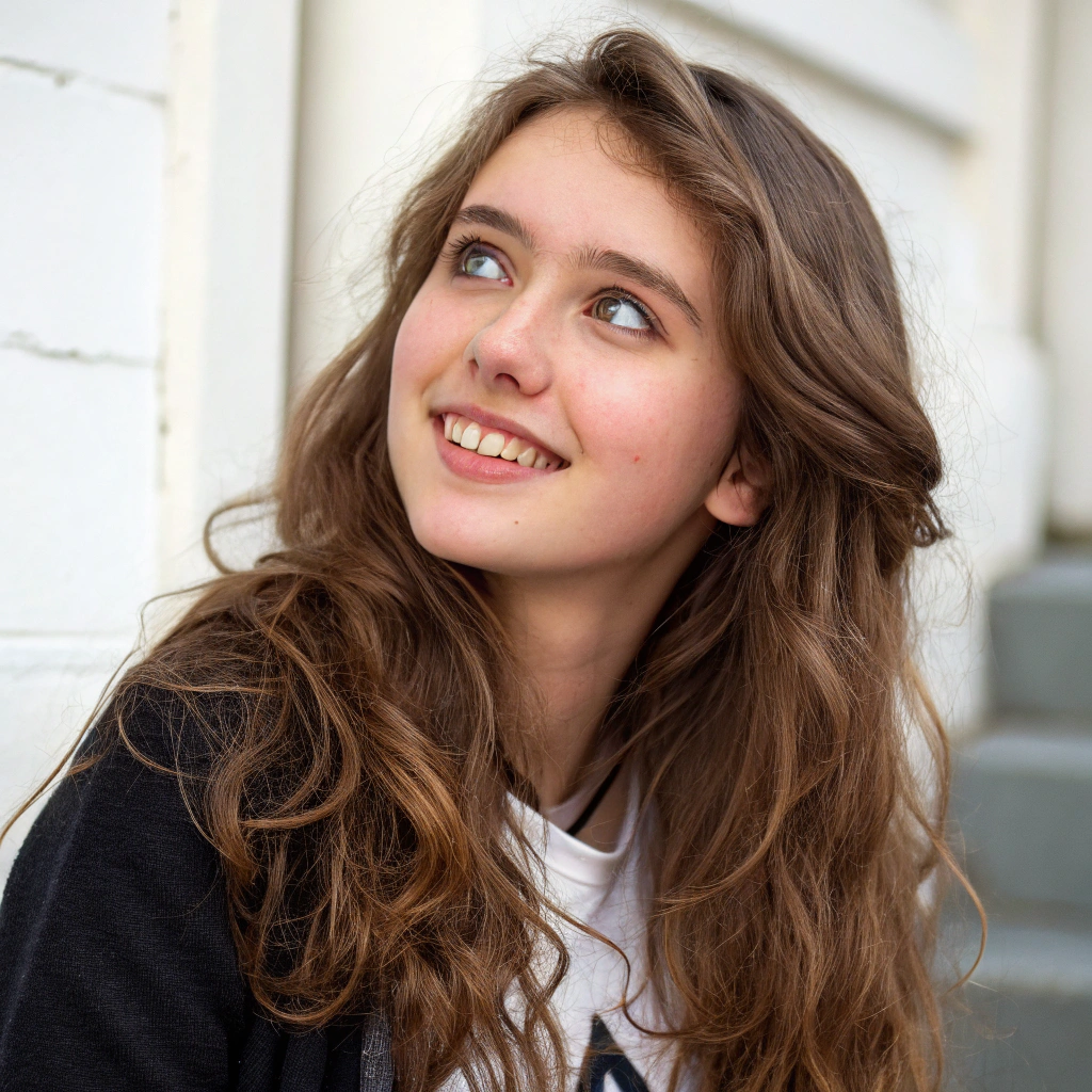 AI generated image by Red Panda AI: Girl 25 age wiht