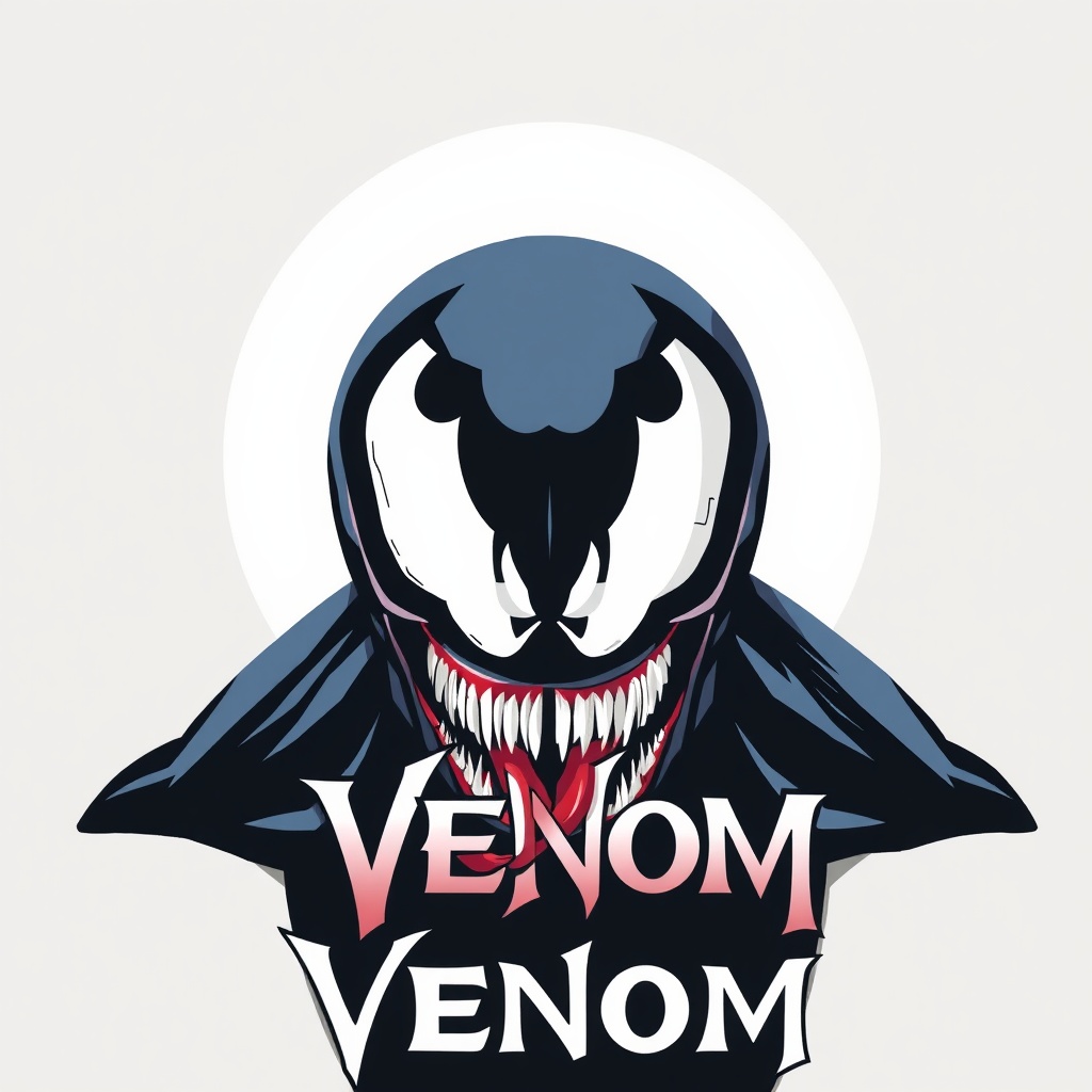 AI generated image by FLUX.1-schnell: Venom poster