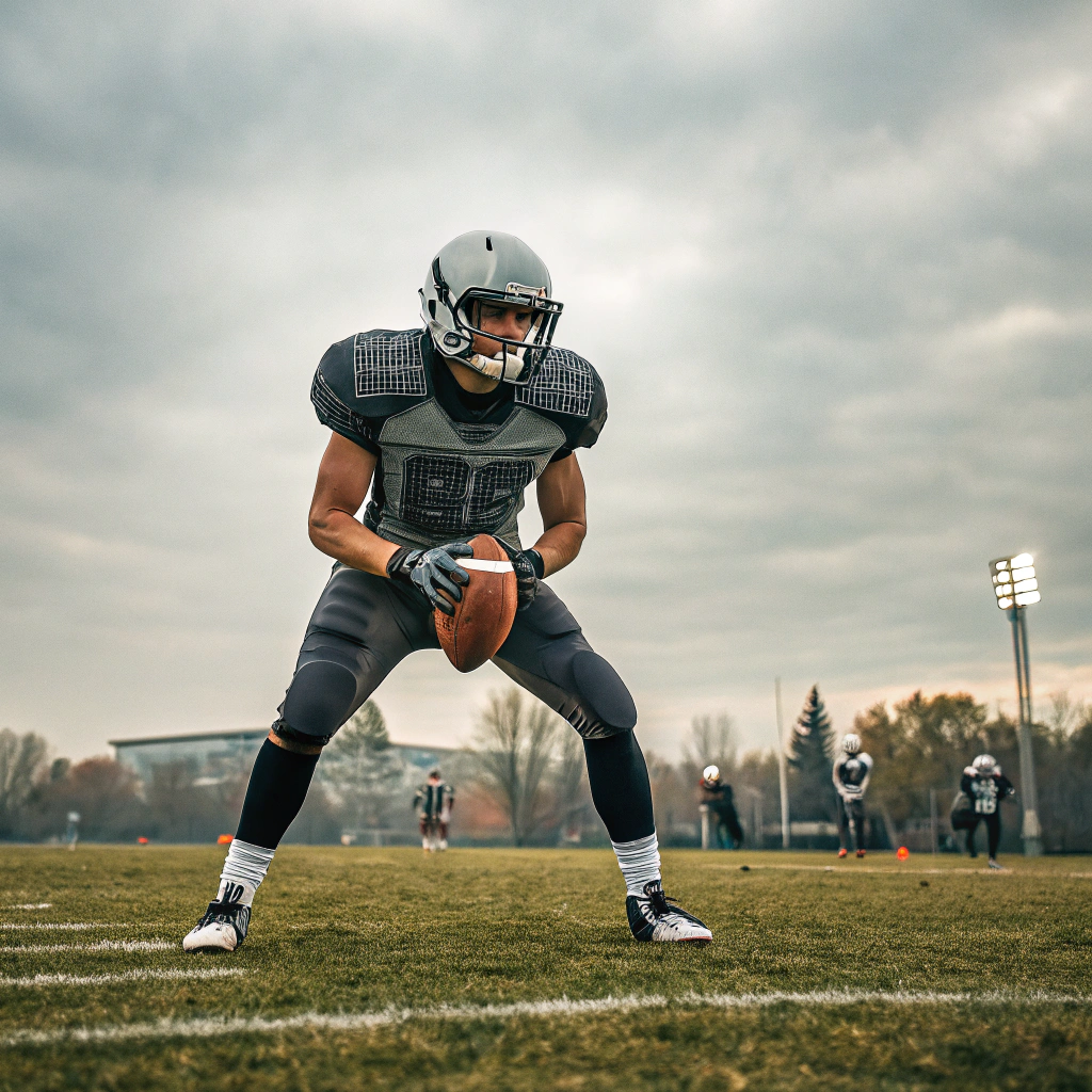 AI generated image by Red Panda AI: American Football Spieler 