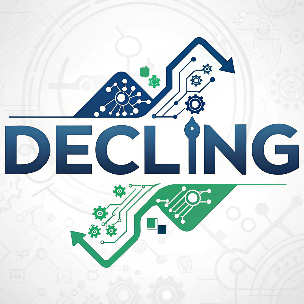 AI generated image by Red Panda AI: crea un logo de las letras DECLING con un toque de programacion
