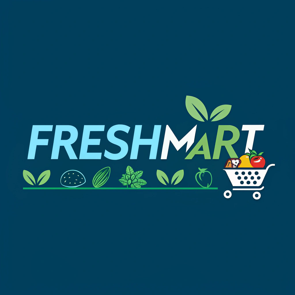 AI generated image by Red Panda AI: Make a cool logo for a supermarket