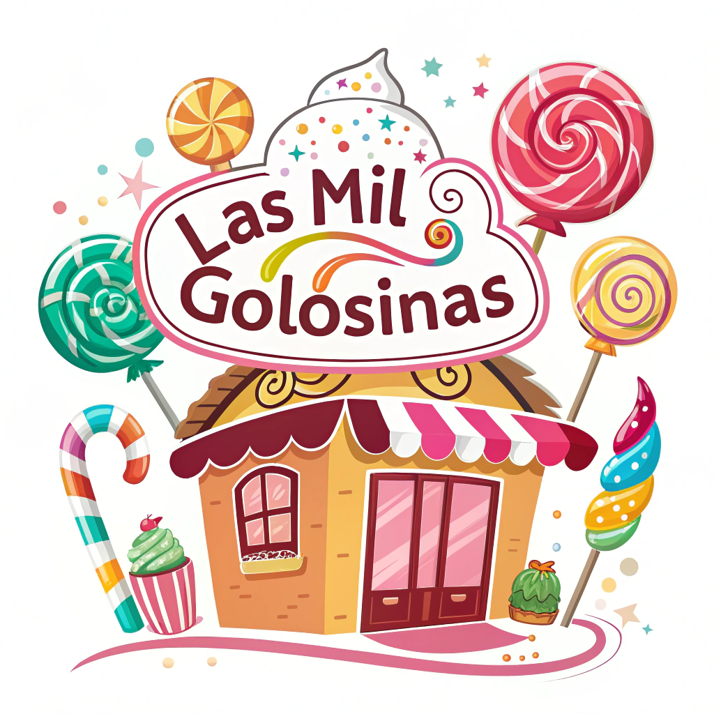 AI generated image by Red Panda AI: Quiero generar un logo para mi tienda de chucherias, El nombre de la tienda es LAS MIL GOLOSINAS. 