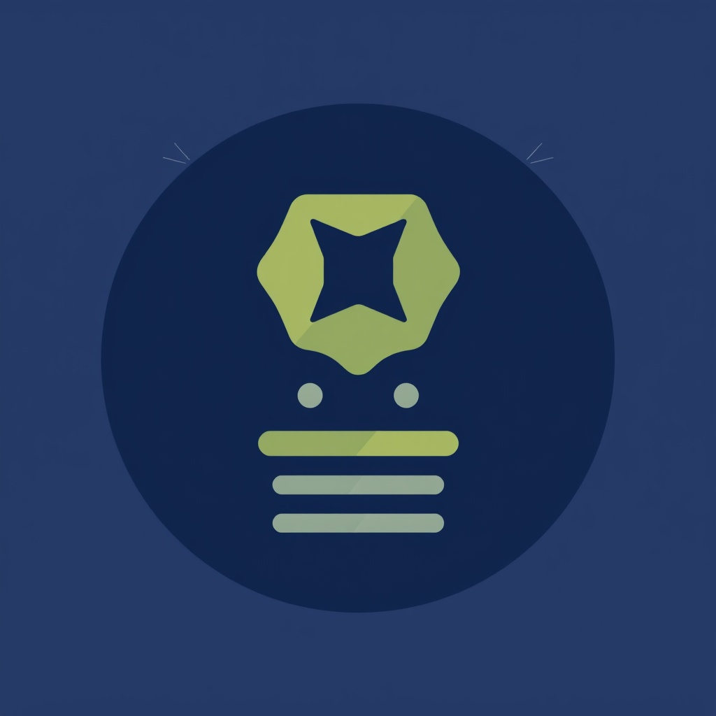 AI generated image by FLUX.1-schnell: design a simple logo about coding