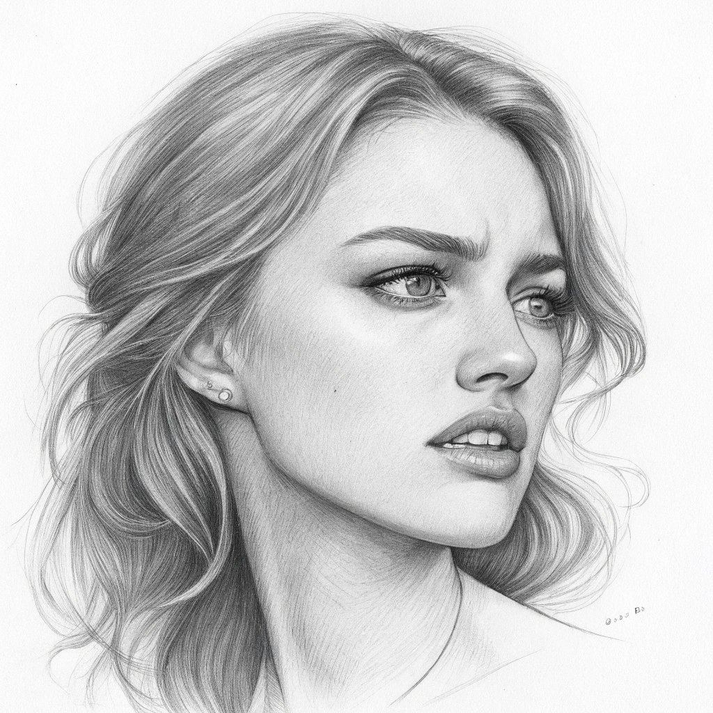 AI generated image by Red Panda AI: A highly realistic hand-drawn pencil sketch of a woman's slender lips, carefully capturing a natural yet subtle expression of disgust. The emotion is expressed through a slight, authentic asymmetry at one corner of the mouth. The drawing focuses on fine textures, soft gradients, and precise details, ensuring it resembles a lifelike study rather than a cartoon or exaggerated style, with an emphasis on simplicity and elegance