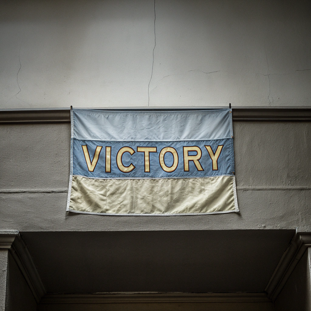 AI generated image by Red Panda AI: victory of Ukraine