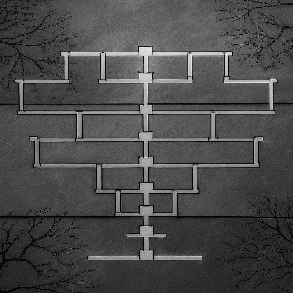 AI generated image by Red Panda AI: 나뭇가지처럼 뻗어나가는 구조도