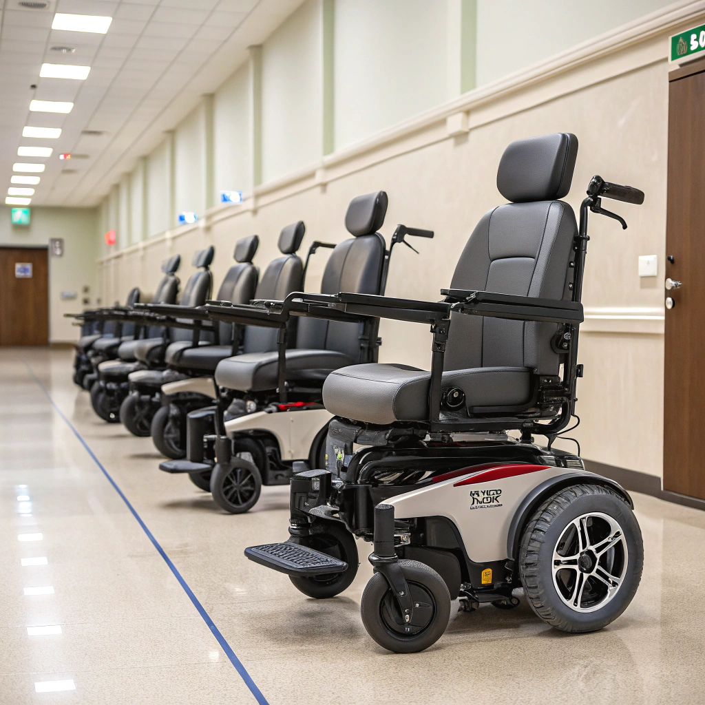 AI generated image by Red Panda AI: sillas de reudas electricas