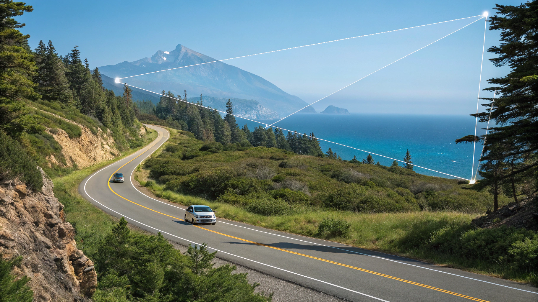 AI generated image by Red Panda AI: angle of view :当光线从不同方向的物体进入眼睛,在视网膜上形成图像,对于两个远处的物体来说,它们在视网膜上的成像点之间形成的夹角就是这两个物体相对于观察者的视角。