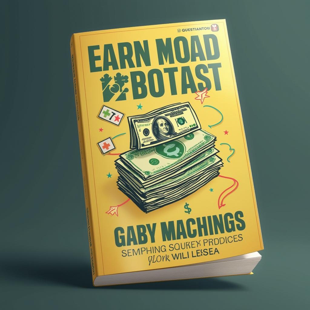 AI generated image by FLUX.1-pro: ebook earn money from