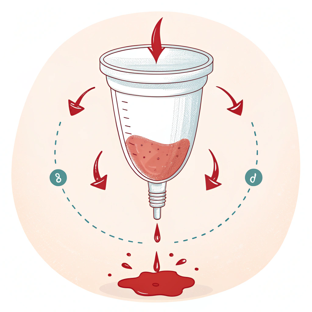 AI generated image by FLUX.1-schnell: Créer un GIF simple et explicatif montrant une culotte menstruelle en vue de profil. Au centre de la culotte, un liquide rouge représentant le sang menstruel s’absorbe progressivement dans la matière absorbante de la culotte, laissant un tissu sec en surface. L’animation devrait être en boucle, avec le liquide qui s’écoule puis disparaît rapidement, illustrant l’absorption. Utiliser un fond neutre et des couleurs douces pour donner une ambiance rassurante et hygiénique