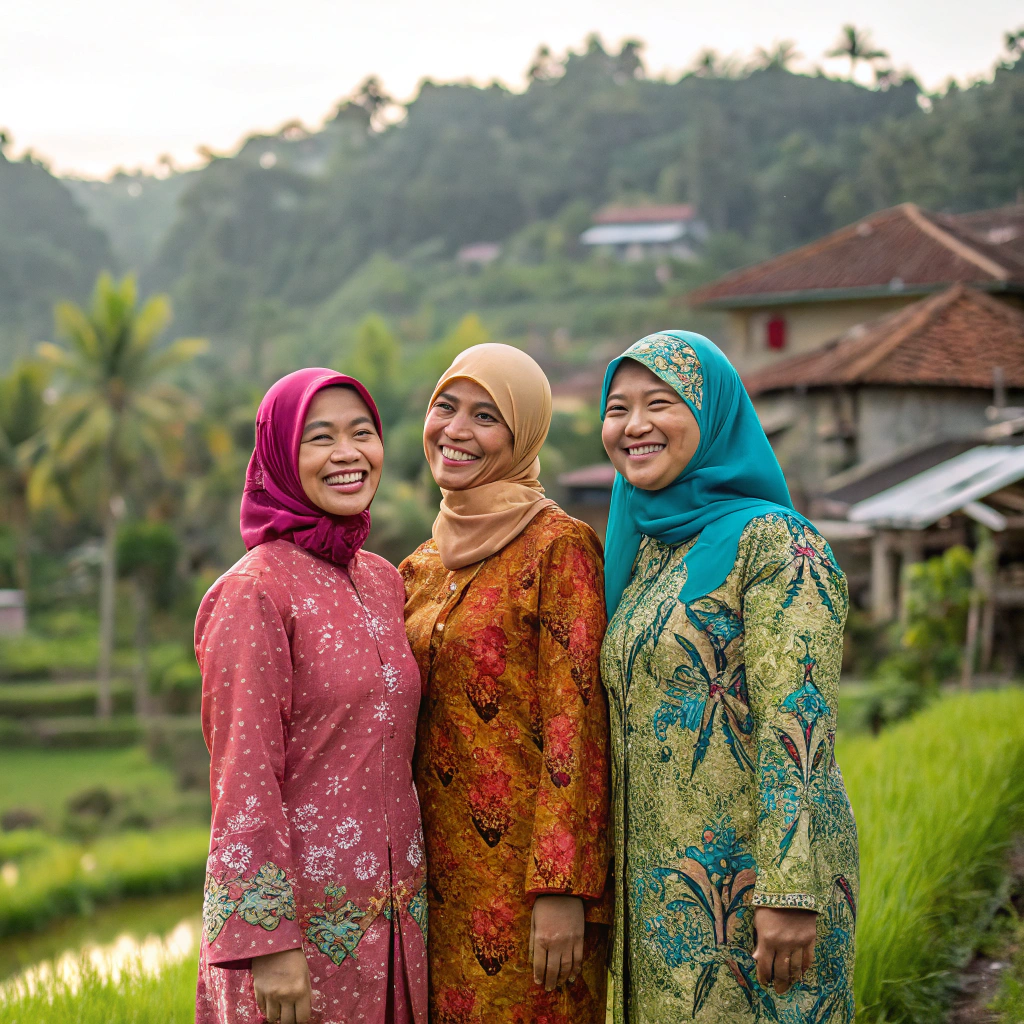 AI generated image by Red Panda AI: Indonesian women