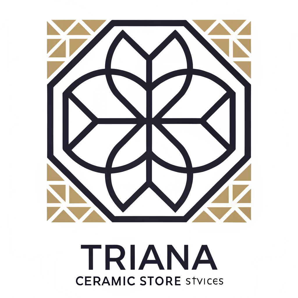 AI generated image by Red Panda AI: Logo vectorizado para una tienda de ceramica.
Es importante que sea vectorizado y tenga el fondo transparente.
en color negro.
Que siga las lineas de un azulejo geometrico de Triana pero que sea negro completamente y solo las lineas. necesito que esté vectorizado.
Que no tenga texto