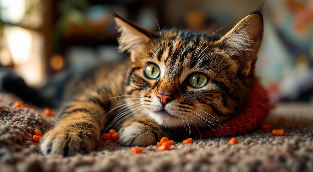 AI generated image by FLUX.1-pro: un chat joue avec une sourie