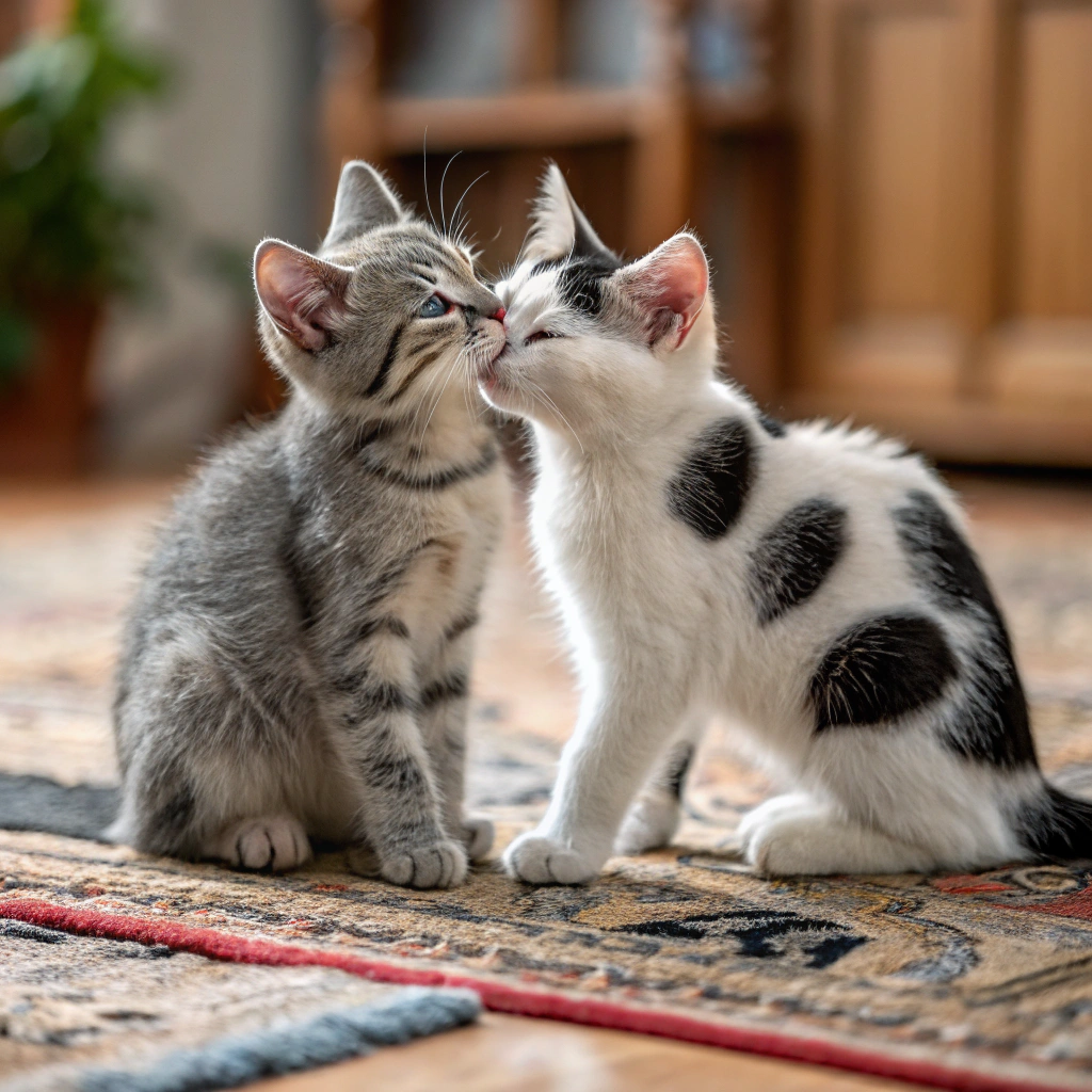 AI generated image by Red Panda AI: kayseri'li kedi kardeşler