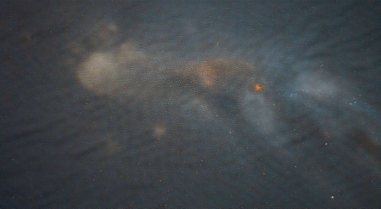 AI generated image by FLUX.1-pro: fly from space to space