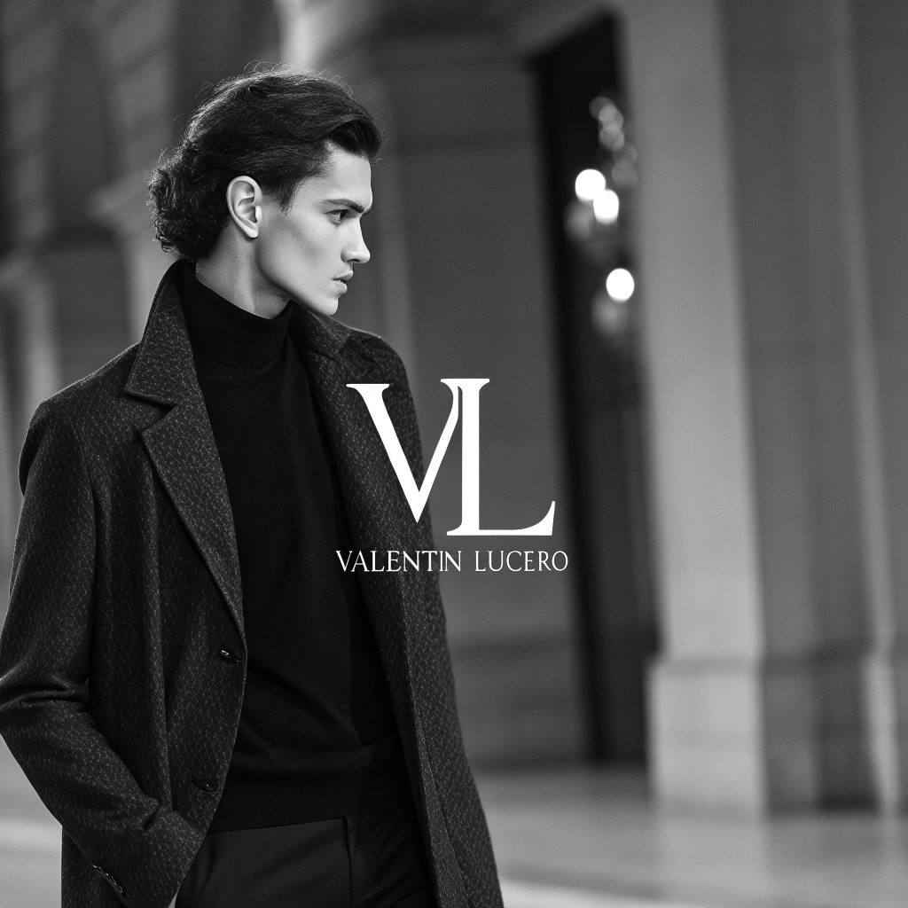 AI generated image by Red Panda AI: Create a high end fashion logo for VL (Valentin Lucero)