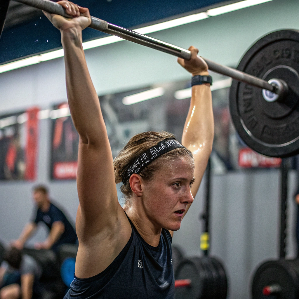 AI generated image by Red Panda AI: persona levantando pesas