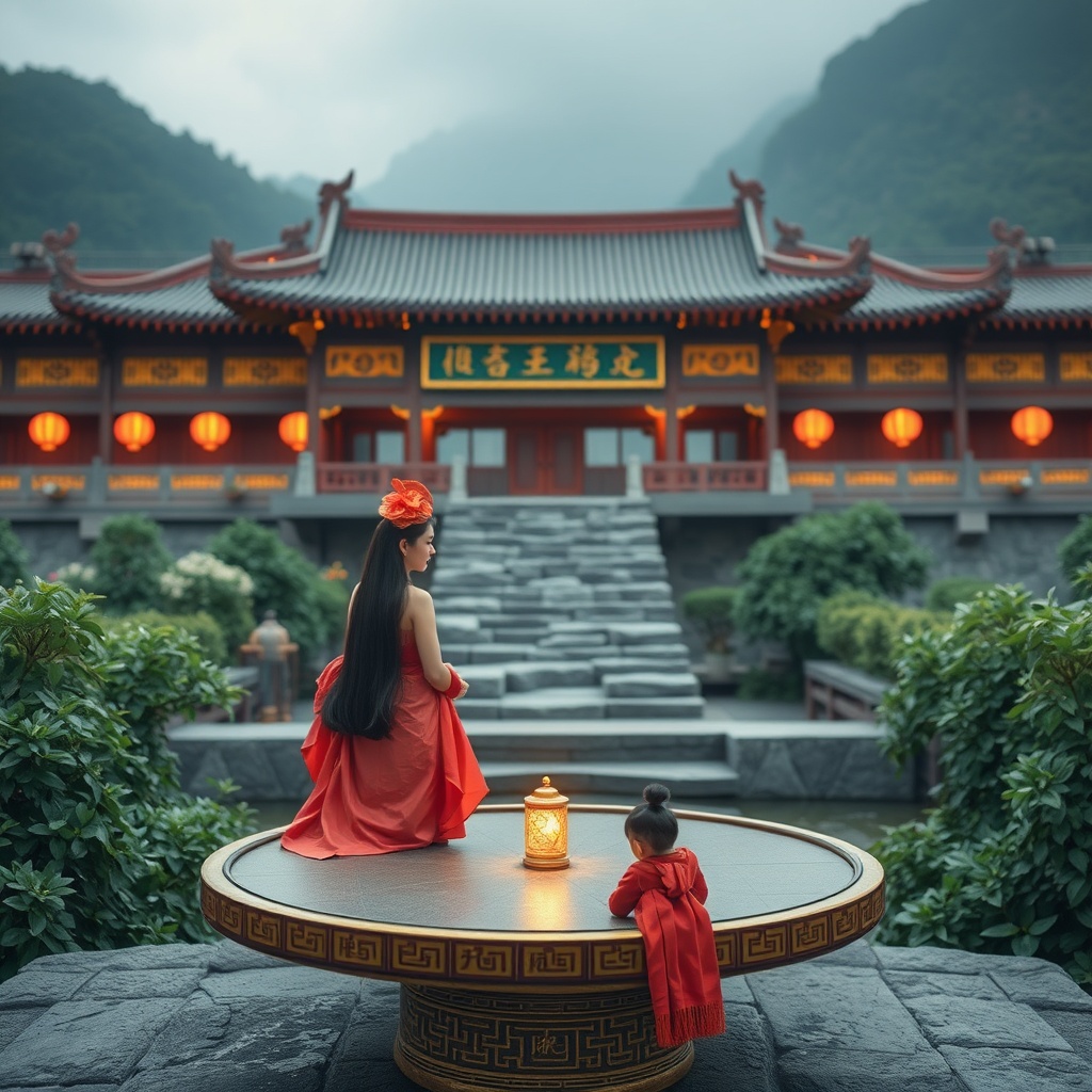 AI generated image by FLUX.1-schnell: 卡通风格的海边落日场景,一位身穿泳衣的美女站在沙滩上,背景是壮观的落日。她可以摆出一个放松的姿势,比如一只手轻抚头发,另一只手放在腰间,脸上带着悠闲的微笑。泳衣可以是鲜艳的颜色,如橙色或粉色,以突出落日的色彩