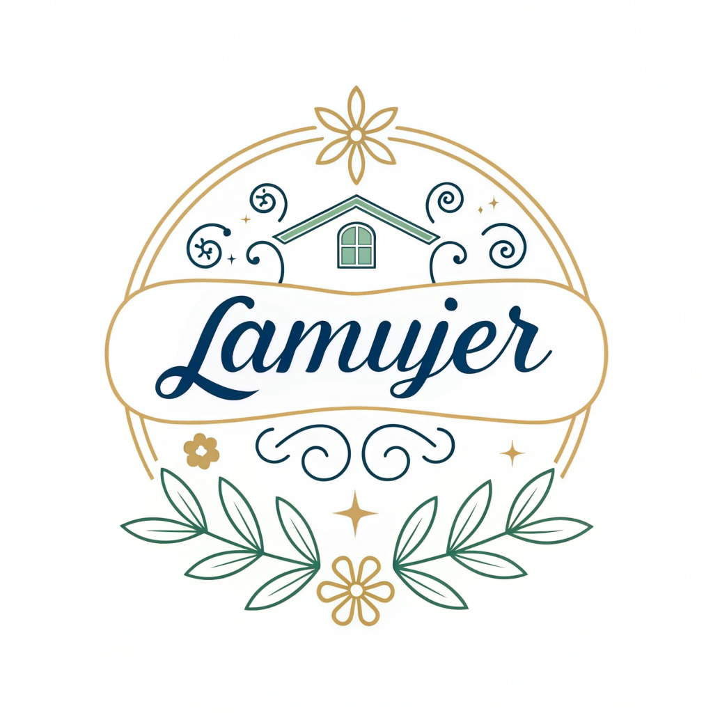AI generated image by Red Panda AI: faça uma logo para minha loja o nome e lamujer faça bem bonita e capriche porque vou usar na loja online o logo