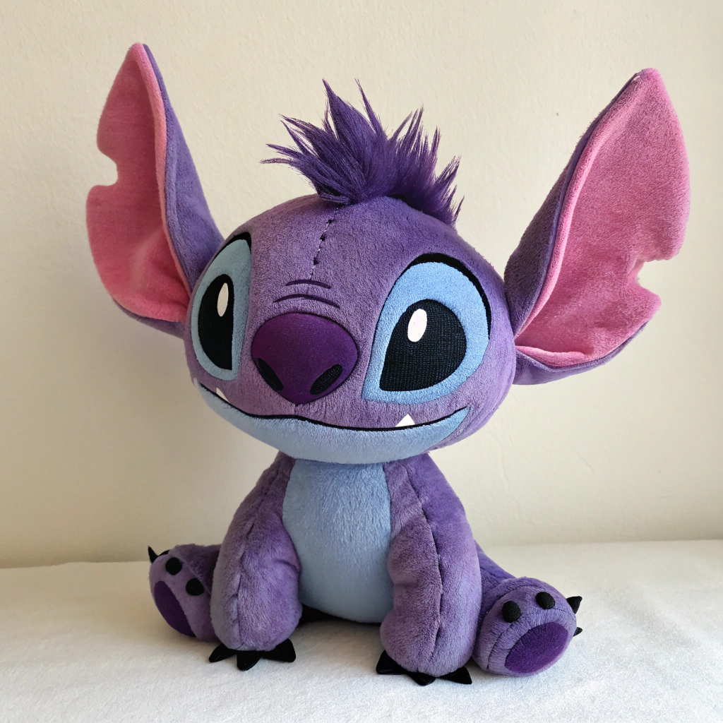 AI generated image by Red Panda AI: peluche sin fondo de stich