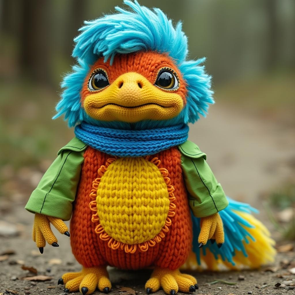 AI generated image by FLUX.1-pro: CREA UNA MASCOTA PARA UNA ESCUELA DE UN PAPAGALLO QUE SEA MUSCULOSO Y TENGA LOS COLORES ROJO AZUL AMARILLO Y VERDE, TANBIEN QUE ESTE VESTIDO CON UN SACO AZUL Y MANGAS BLANCAS