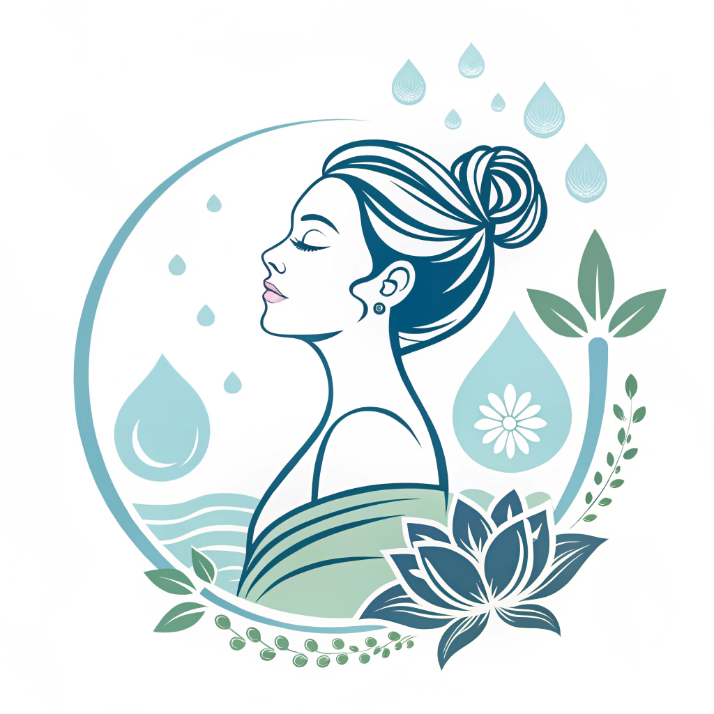 AI generated image by Red Panda AI: Crea un logo para un spa en donde aparezca una mujer