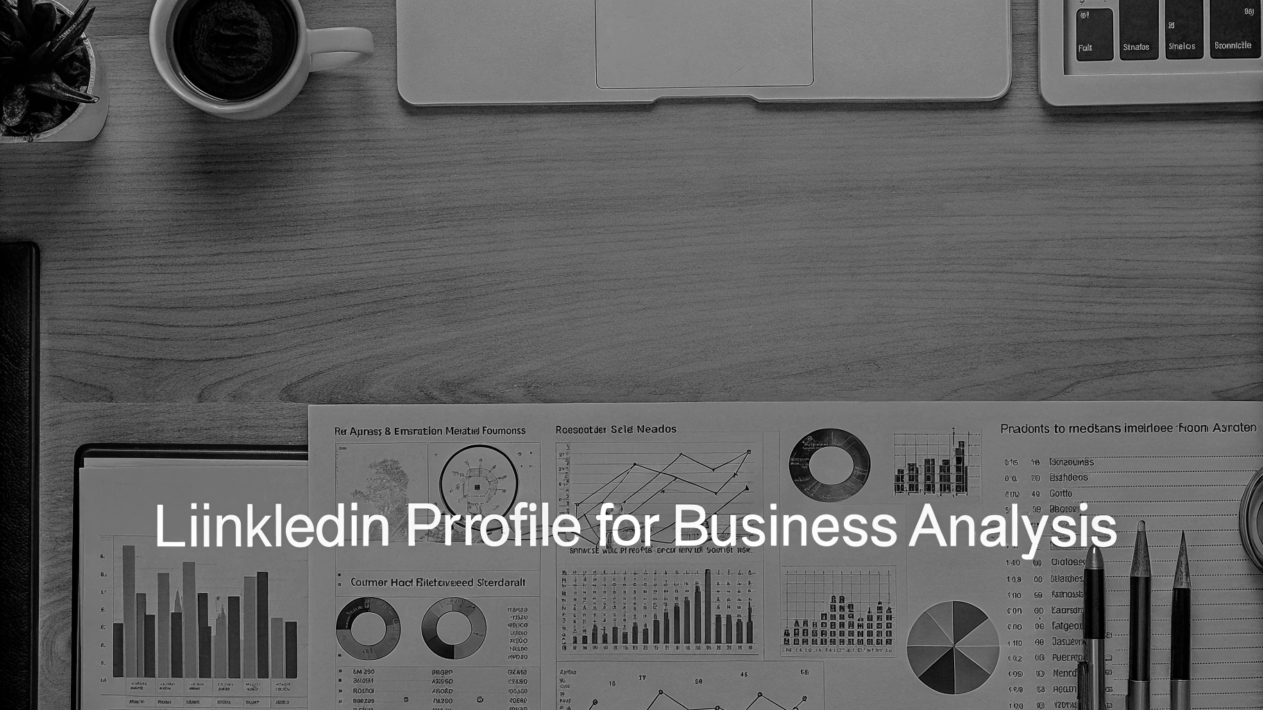 AI generated image by Red Panda AI: crear una imagen sobre herramientas análisis de negocios que me sirva de banner en mi perfil de LinkedIn