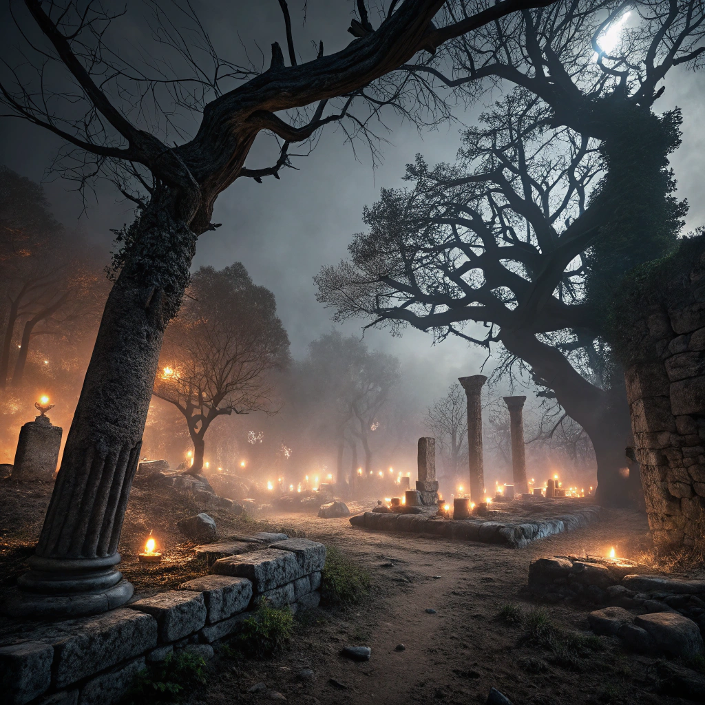 AI generated image by Red Panda AI: generar imagen inframundo