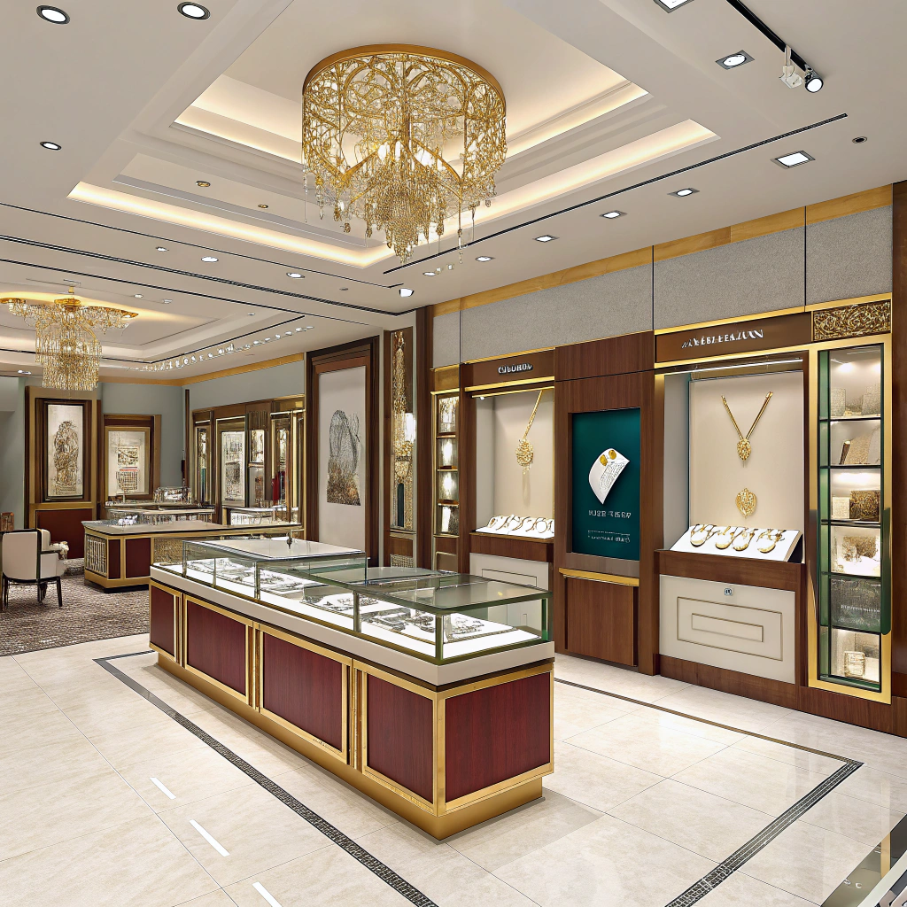 AI generated image by Red Panda AI: La empresa es una joyeria, particularmente dedicada al rubro de la plata y el oro puro. Se encuentra localizada en Concepcion, Chile. Ya cuenta con una base de clientes que periodicamente realizan pedidos de joyas, asi como otros clientes particulares. Los precios suelen rondar el millon de pesos chilenos (CLP), por lo cual podriamos hablar de que es una empresa que se dedica a la fabricacion y venta de joyas de lujo, especificamente de oro puro y plata pura. Joyas elaboradas tanto para clientes varones como mujeres. Nececito que utilices colores que reflejen que es una empresa y tienda de joyeria, y particularmente de joyeria de lujo.