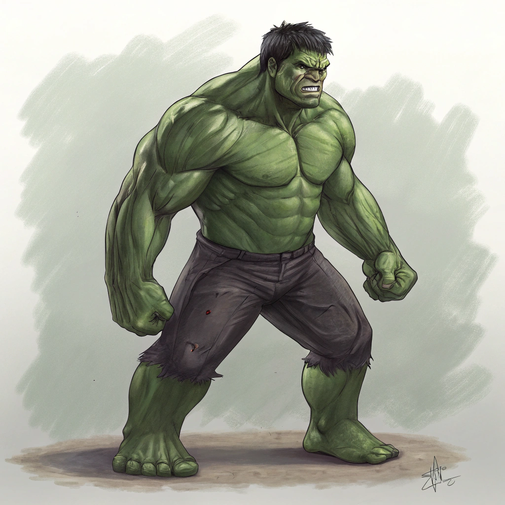 AI generated image by Red Panda AI: Nacrtaj hulka