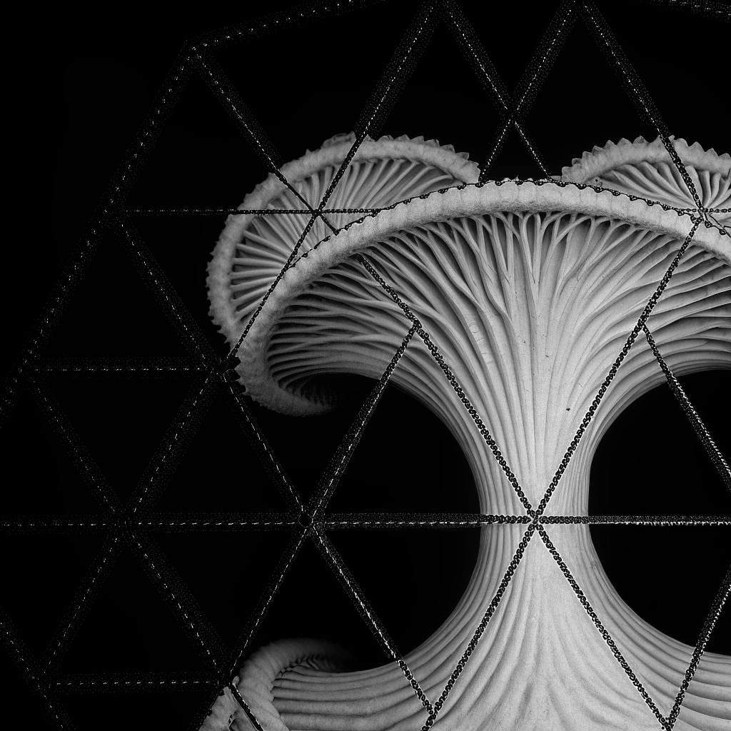 AI generated image by Red Panda AI: Create a Static Company Logo Design in the form of a Fractal
Objective: We are looking for a visually complex static logo for our company, designed in the form of a fractal. This fractal should symbolise complexity, harmony, and mathematical precision, while avoiding certain specific associations.
Avoid any resemblance to mushroom-like fractal structures, as these can imply disease or destruction.
The logo should not evoke any imagery associated with intestines or digestive organs.