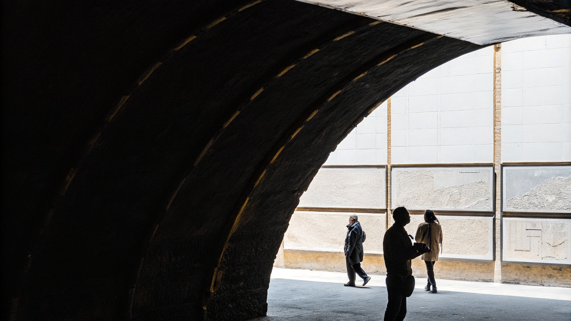 AI generated image by Red Panda AI: A hidden, subterranean city existing beneath London. It is a labyrinthine world populated by forgotten people and creatures, governed by its own unique rules and customs. The central setting, representing the overlooked and forgotten aspects of London and the human condition.