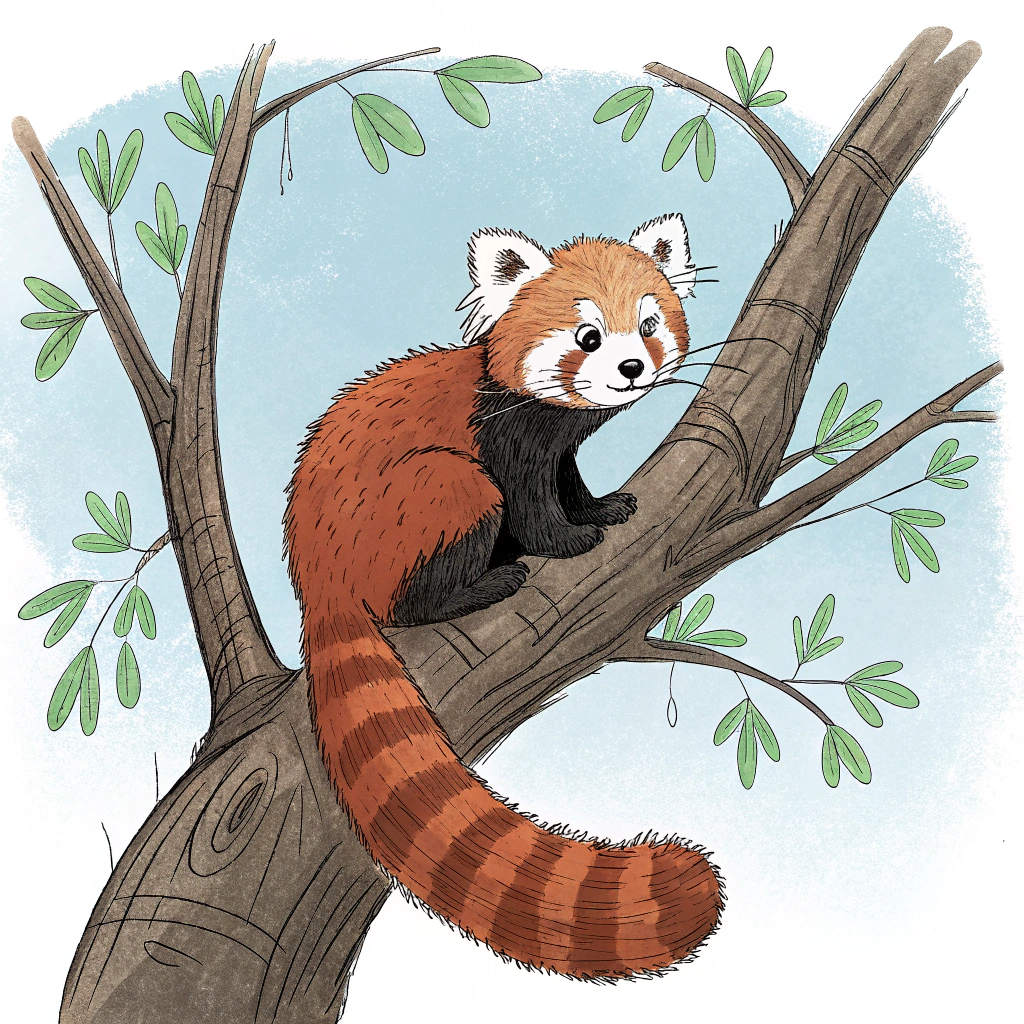 AI generated image by Red Panda AI: Search, sketch, red panda