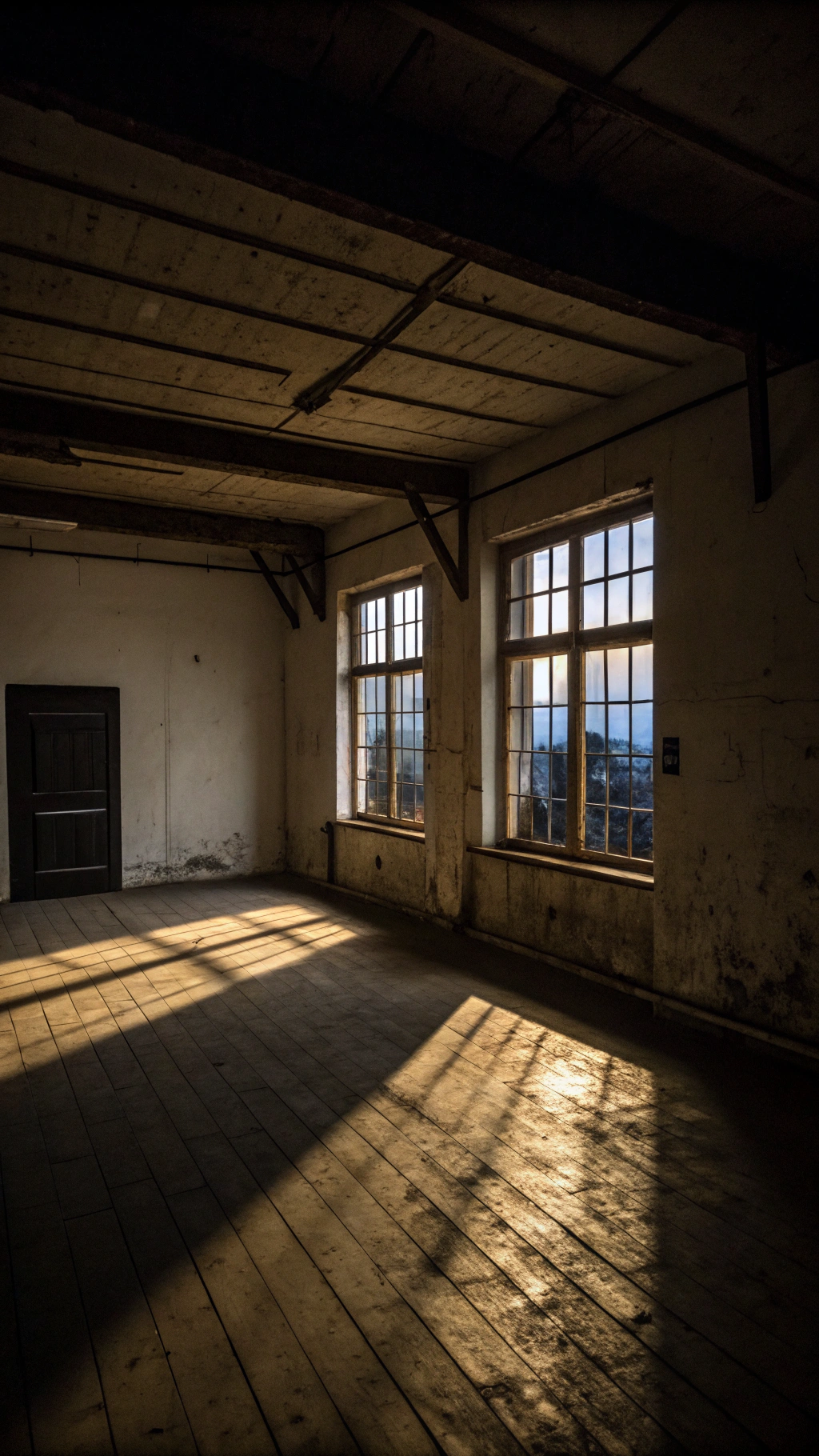 AI generated image by Red Panda AI: un lugar en el ultimo piso con mucho suspenso