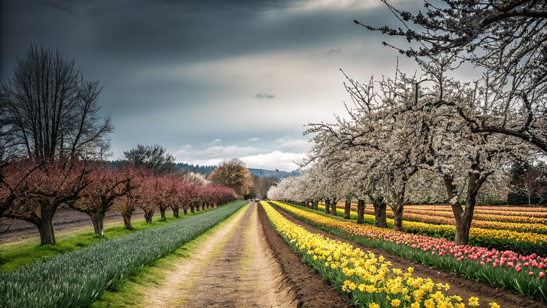 AI generated image by Red Panda AI: spring landscape