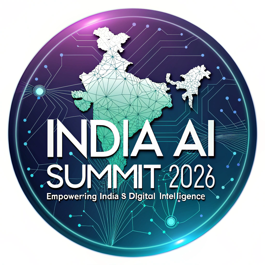 AI generated image by Red Panda AI: Design a globally appealing, futuristic logo for “INDIA AI SUMMIT 2026”
Feature a stylized India map filled with neural network circuit lines, glowing with a saffron–white–green tricolor base, blended softly with neon blue and violet tech lights.
Highlight the theme of Digital Intelligence and Technological Empowerment through visual elements like circuit trees or data streams.
Use clean, modern fonts for:
“INDIA AI” in gradient (saffron to electric blue)
“SUMMIT 2026” in metallic white
Add the tagline:
“Empowering India’s Digital Intelligence”
Ensure the logo is:
Highly recognizable
Scalable (works in icon or large format)
Suitable for government-level, corporate, and international use